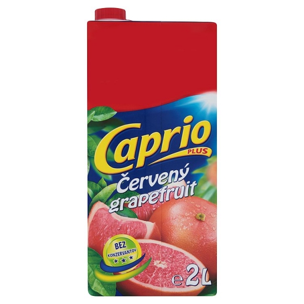 Caprio ružový grep 1+1L gratis