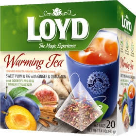 Čaj Loyd 40g sliv.figy,škor. Warming