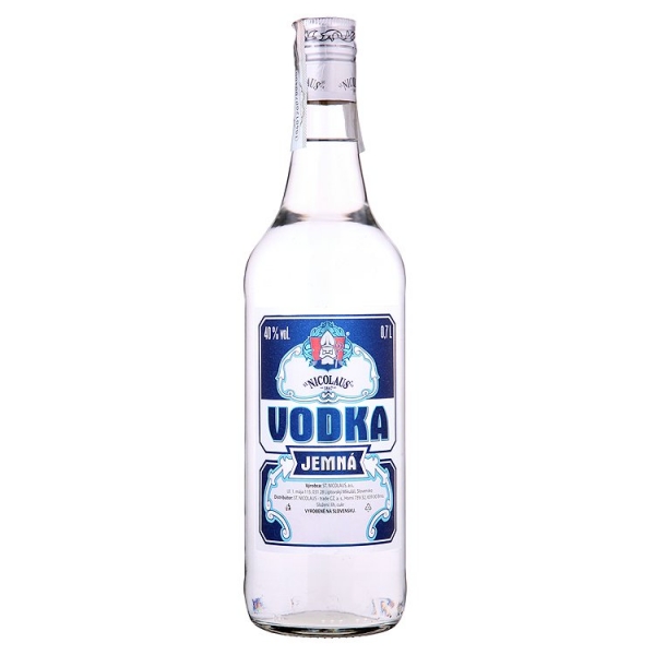 Vodka jemná 40% 0,7L/Nicolaus/
