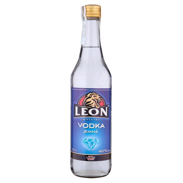 Vodka LEON jemná 40% 0,5L*