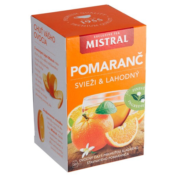 Čaj Mistral 40g pomaranč