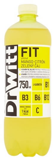 Nápoj Dr.Witt 0,75LFit PETjablko-mango-zelený čaj