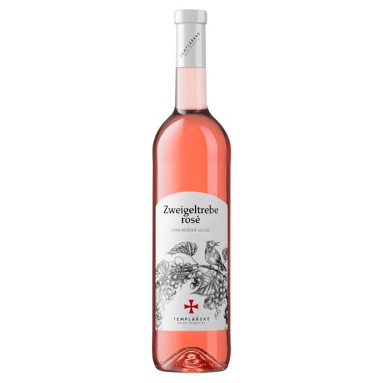 Víno Zweig.Rosé 0,75L Templářske sklepy
